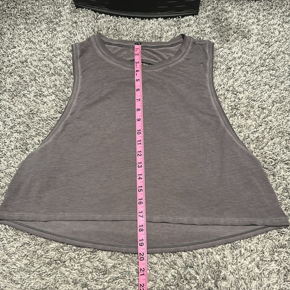 Lululemon Cut Back Muscle Tank Washed Lunar Rock - Picture 4 of 5
